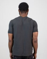Loop & Weft Ribbed Military Crewneck - Antique Black
