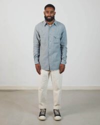 Papa Nui Beach Head Chambray Shirt - Sea Green