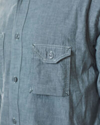 Papa Nui Beach Head Chambray Shirt - Sea Green