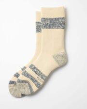 RoToTo Brushed Blanket Crew Socks - Ivory