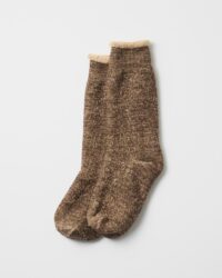 RoToTo Double Face Socks - Blue/Brown