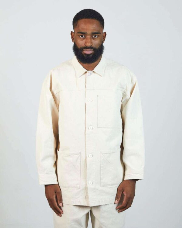 Seuvas Takeyari Canvas Coverall - Natural