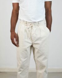 Seuvas Takeyari Canvas Easy Pants - Natural