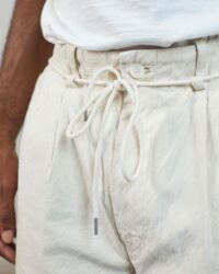 Seuvas Takeyari Canvas Easy Pants - Natural