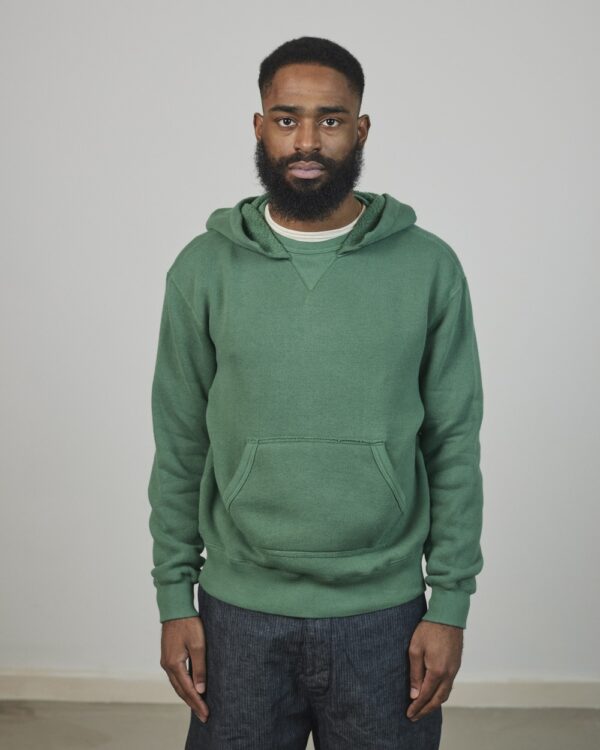 Loop & Weft Tompkins Knit Hoodie - Green