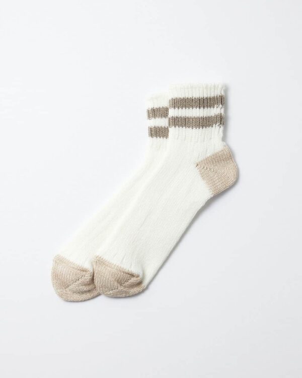 RoToTo OS Ribbed Ankle Socks - Grey