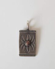 Red Rabbit Trading Co. Sterling & Copper Dog Tag Pendant
