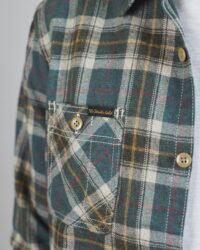 The Strike Gold SG2205 Brushed Check Work Shirt - Green