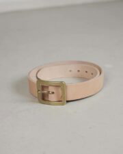 The Strike Gold Italian Leather Belt - Tan