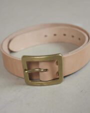 The Strike Gold Italian Leather Belt - Tan