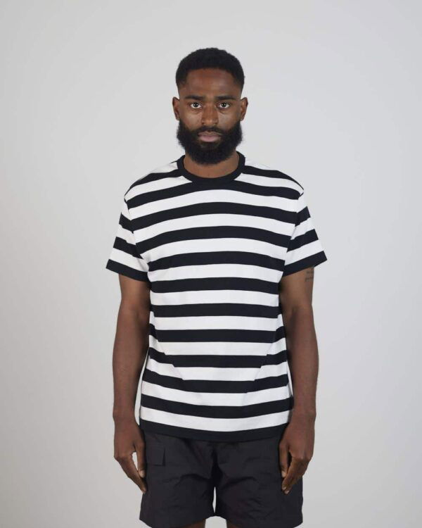 The Rite Stuff Border Stripe Tee - Black/White