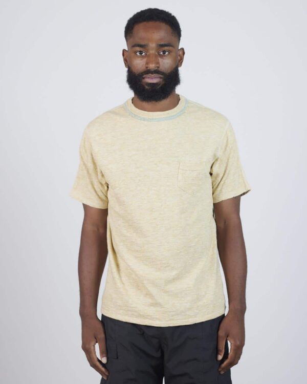Loop & Weft Slub Cotton Crewneck - Old Mustard