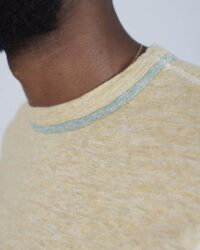 Loop & Weft Slub Cotton Crewneck - Old Mustard