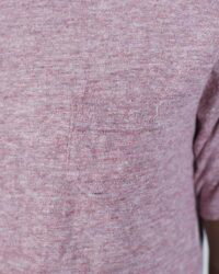 Loop & Weft Slub Cotton Crewneck - Red Cherry