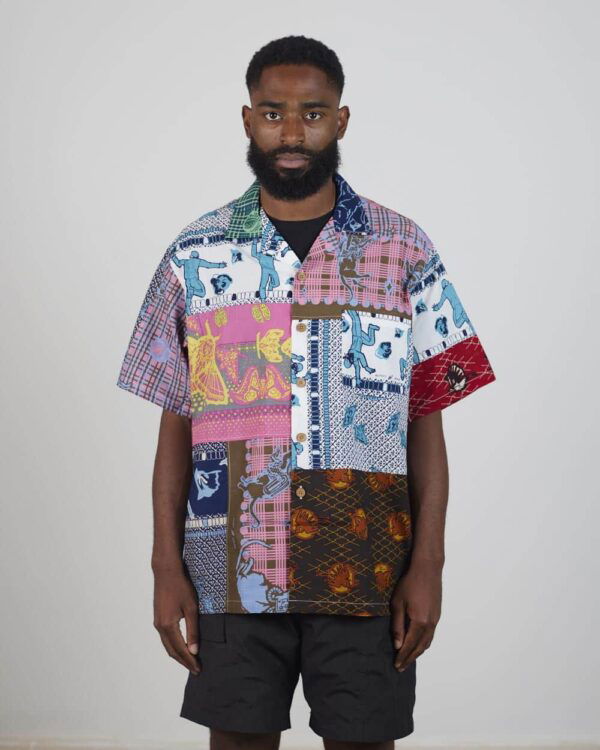One Ear Brand Patchwork Hawaiian Shirt