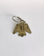 White Bronze Thunderbird Keychain