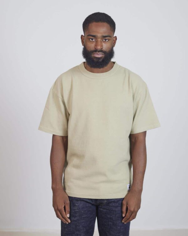 Sunflower Label Surfer T-Shirt - Cream Green