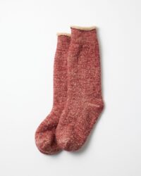 RoToTo Double Face Socks - Dark Red/Brown