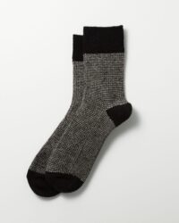 Recycled Cotton Wool Daily 3 Pack Socks - Black/Gray