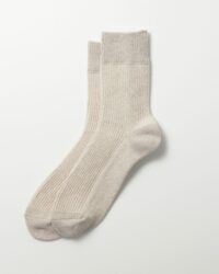 RoToTo Wool Daily 3 Pack Socks - Grey/Off White