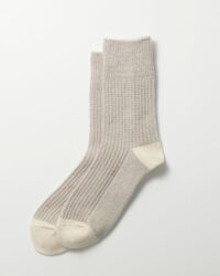 RoToTo Wool Daily 3 Pack Socks - Grey/Off White