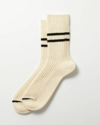 RoToTo Wool Daily 3 Pack Socks - Off White/Black