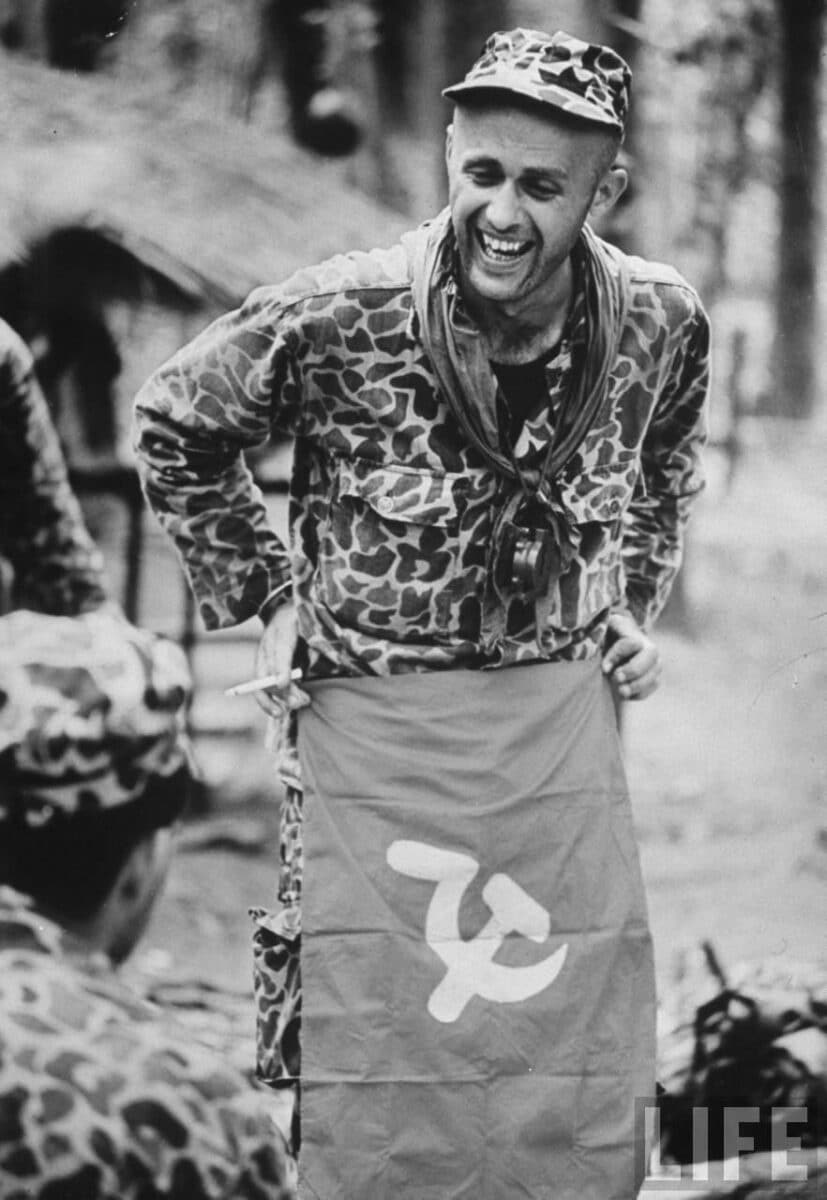 Early special forces wearing Duck Hunter camo