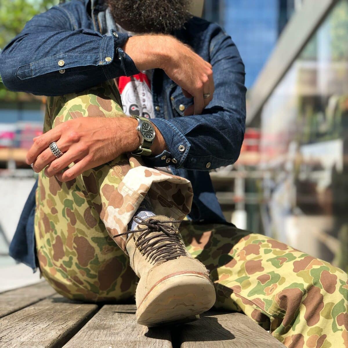 Buzz Rickson's Frogskin Camo Pants