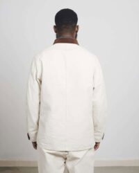 Seuvas Corduroy x Canvas Coverall - Natural