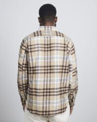 Seuvas Flannel Work Shirt - Beige