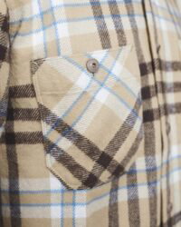 Seuvas Flannel Work Shirt - Beige