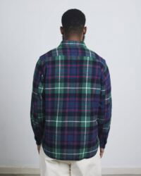 Seuvas Flannel Work Shirt - Navy