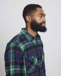 Seuvas Flannel Work Shirt - Navy