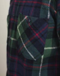 Seuvas Flannel Work Shirt - Navy