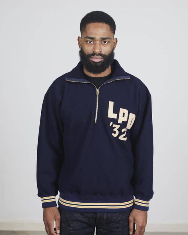 Gypsy & Sons Cheer Half Zip Jersey - Navy