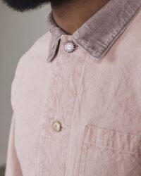 Seuvas Corduroy x Canvas Coverall - Azuki