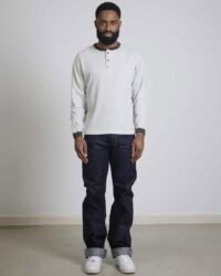 Loop & Weft Double Face Henley - 2 Tone