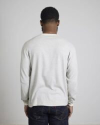 Loop & Weft Double Face L/S Henley - Grey