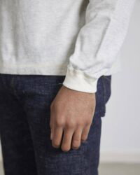 Loop & Weft Double Face L/S Henley - Grey