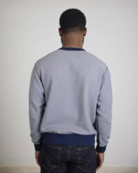 Loop & Weft SZ Pinborder Knit Sweatshirt - Navy