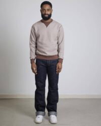 Loop & Weft SZ Pinborder Knit Sweatshirt - Brown