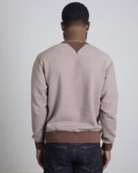 Loop & Weft SZ Pinborder Knit Sweatshirt - Brown