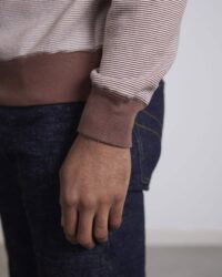 Loop & Weft SZ Pinborder Knit Sweatshirt - Brown