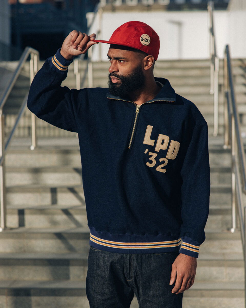 The Gypsy & Sons Cheer Half-Zip Jersey with the Papa Nui x AWMS Armstrong Cap