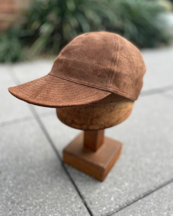 Papa Nui A-26 Horse Hide Cap - Rough Out
