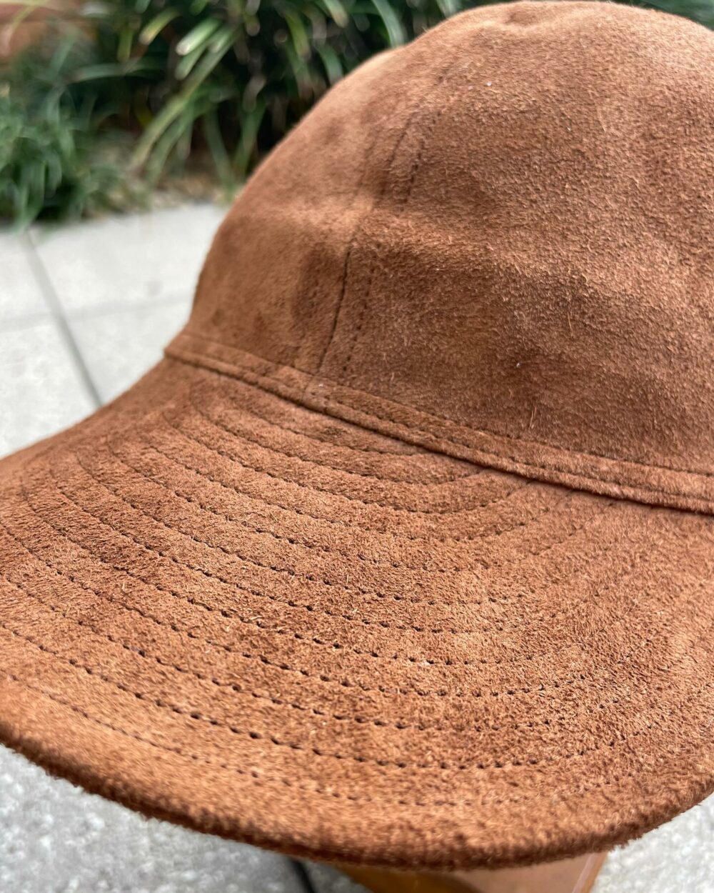 Papa Nui A-26 Horse Hide Cap - Rough Out