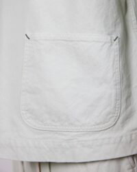Takeyari Canvas Shawl Collar Jacket - Matcha Overdye