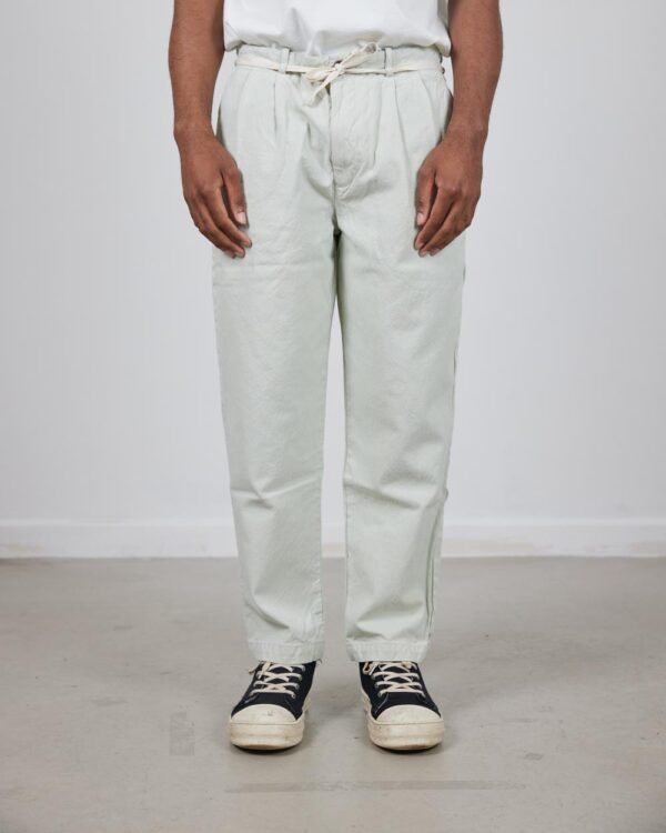 Seuvas 10oz Canvas 2 Tuck Pants - Matcha