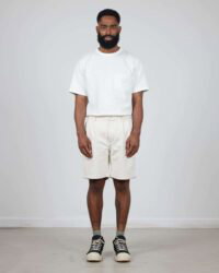 Seuvas 10oz Canvas 2 Tuck Shorts - Natural
