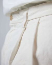 Seuvas 10oz Canvas 2 Tuck Shorts - Natural